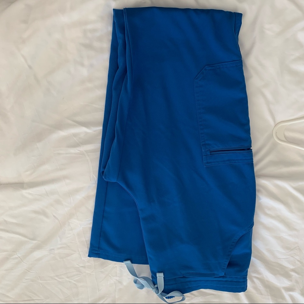 Figs Royal Blue Yola scrub pants S/T